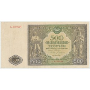 People's Republic of Poland, 500 zloty 1946 L