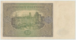 People's Republic of Poland, 500 zloty 1946 L