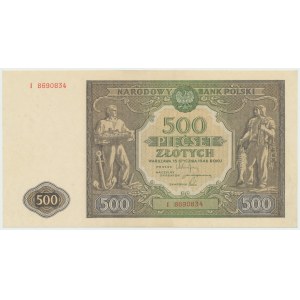 PRL, 500 złotych 1946 I