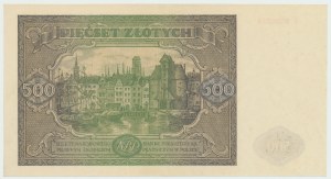 Repubblica Popolare di Polonia, 500 zloty 1946 I