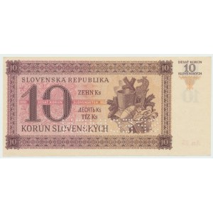 Slovensko, 10 korún 1939 - vzor