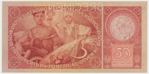 Czechoslovakia, 50 crowns 1929 - specimen