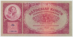 Czechoslovakia, 50 crowns 1929 - specimen