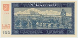 Protettorato di Boemia e Moravia, 100 corone 1940 - esemplare
