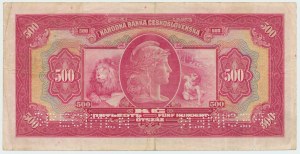 Czechosłowacja, 500 koron 1929 - specimen