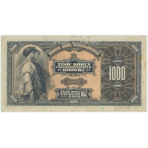 Czechosłowacja, 1.000 koron 1932 - A - specimen