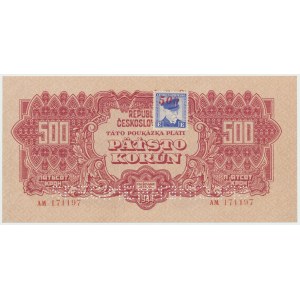 Československo, 500 korun 1944 - exemplář