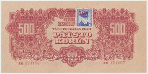 Československo, 500 korún 1944 - vzor