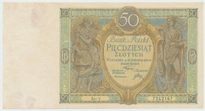 II RP, 50 złotych 1925 V - doskonała prezencja !