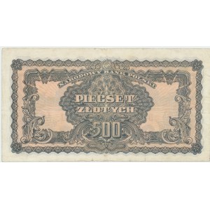 PRL, 500 zloty 1944 , ...owym... AA