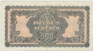 République populaire de Pologne, 500 zlotys 1944, 