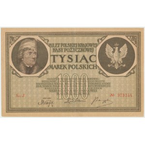II RP, 1000 polnische Mark 1919 J