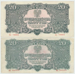Volksrepublik Polen, 20 Gold 1944 , 