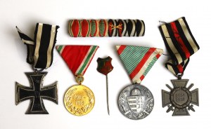 Allemagne, ensemble de décorations en l'honneur d'un vétéran de la Grande Guerre