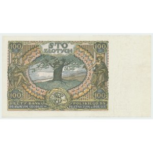 II RP, 100 zloty 1932 AX - filigrane supplémentaire X