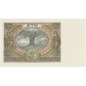 II RP, 100 zloty 1934 BH. filigrane supplémentaire X