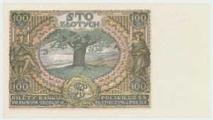 II RP, 100 złotych 1934 BH. dodatkowy znak wodny X