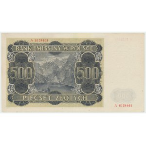 GG, 500 złotych 1940 A