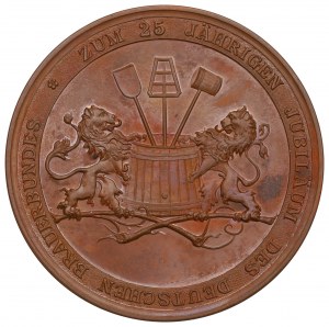 Germania, medaglia per i 25 anni dell'Associazione tedesca dei birrai 1896