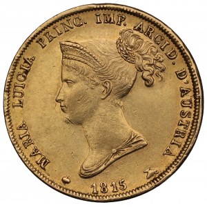 Italy, Maria Luigia, 40 lire 1815