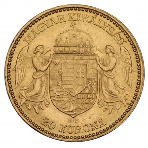 Maďarsko, František Josef, 20 korun 1894