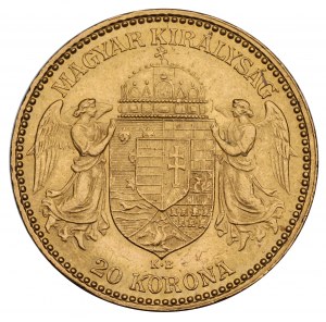 Hongrie, François-Joseph, 20 couronnes 1894
