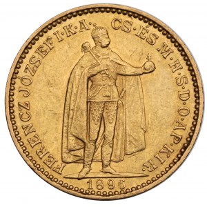 Hongrie, François-Joseph, 20 couronnes 1896