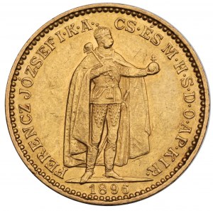 Maďarsko, František Josef, 20 korun 1896