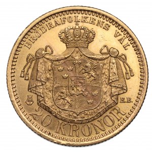 Svezia, 20 corone 1899