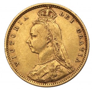 UK, 1/2 sovereign 1892