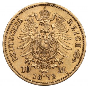 Germany, Prussen, 10 mark 1872 C