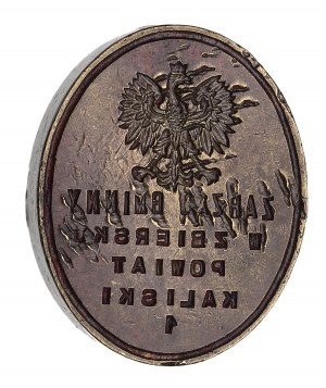 II RP, Stamp Municipal Board in Zbiersk district Kalisz