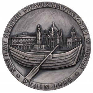 Polská lidová republika, medaile Kazimierza Stronczyńského 1986 - stříbro