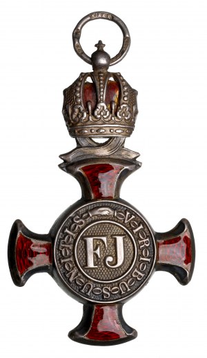 Autriche-Hongrie, Croix de l'Ordre de François-Joseph - argent