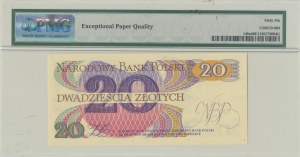 PRL, 20 złotych 1982 AH - PMG 66EPQ