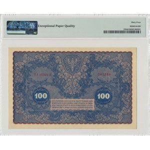 II RP, 100 marks polonais 1919 IA Série Z PMG 64EPQ