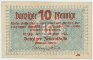 Danzig, 10. fenig 1923 - 22. Oktober