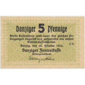 Danzica, 5 fenig 1923 - 22 ottobre