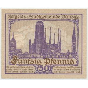 Gdansk, 50 fenig 1919