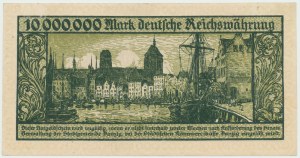 Gdaňsk, 10 milionů marek 1923