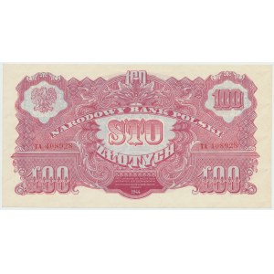 PRL, 100 złotych 1944 , ...owym... TA