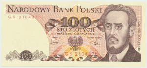 People's Republic of Poland, 100 gold 1979 GS