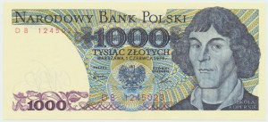 République populaire de Pologne, 1000 zloty 1979 DB