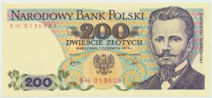 Poľská ľudová republika, 200 zlotých 1979 BH