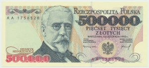 500.000 złotych 1993 AA