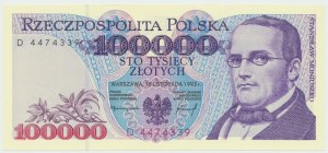 100.000 złotych 1993 D