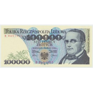 PRL, PLN 100.000 1990 B