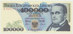 PRL, 100.000 zł 1990 B