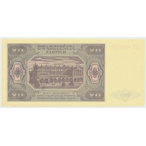PRL, 20 zloty 1948 KE