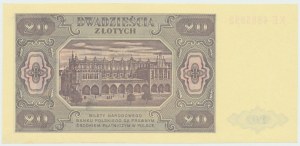 PRL, 20 złotych 1948 KE